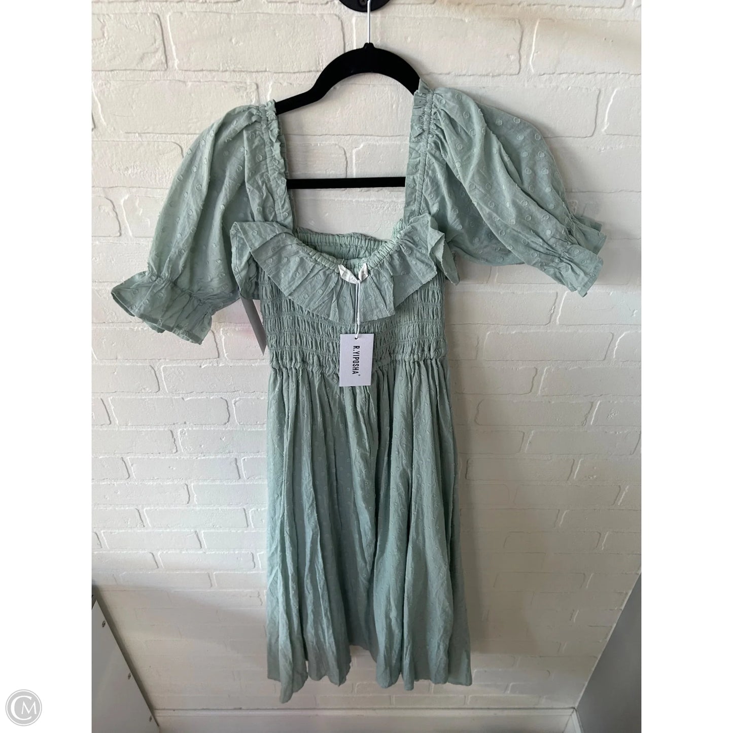 Dress Casual Midi By Clothes Mentor In Green, Size: S