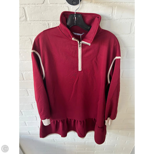 Dress Casual Short By Clothes Mentor In Red & Tan, Size: S