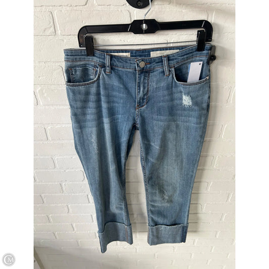 Jeans Cropped By Pilcro In Blue Denim, Size: 4