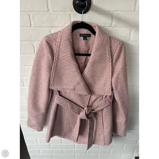 Coat Peacoat By Inc In Pink, Size: Xs
