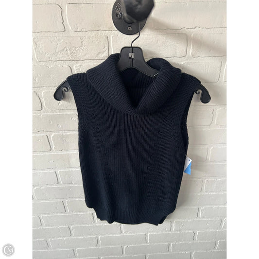 Vest Sweater By Andrea Jovine In Navy, Size: Xs