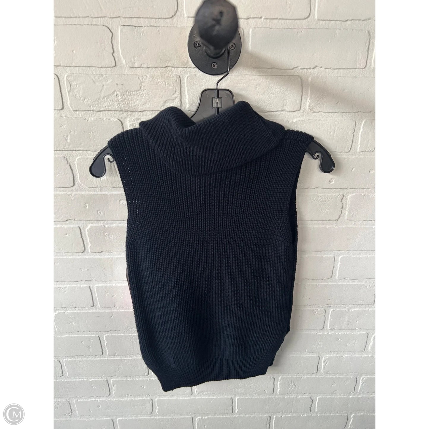Vest Sweater By Andrea Jovine In Navy, Size: Xs
