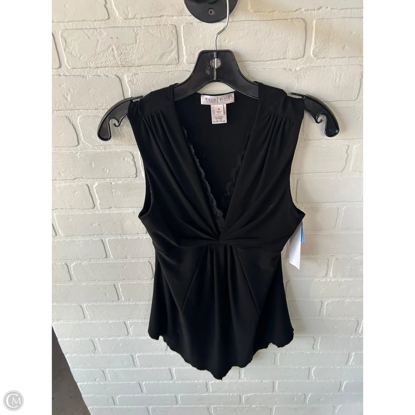 Top Sleeveless By White House Black Market In Black, Size: M
