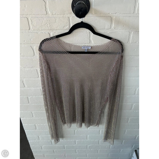 Top Long Sleeve By White Birch In Bronze, Size: Xl