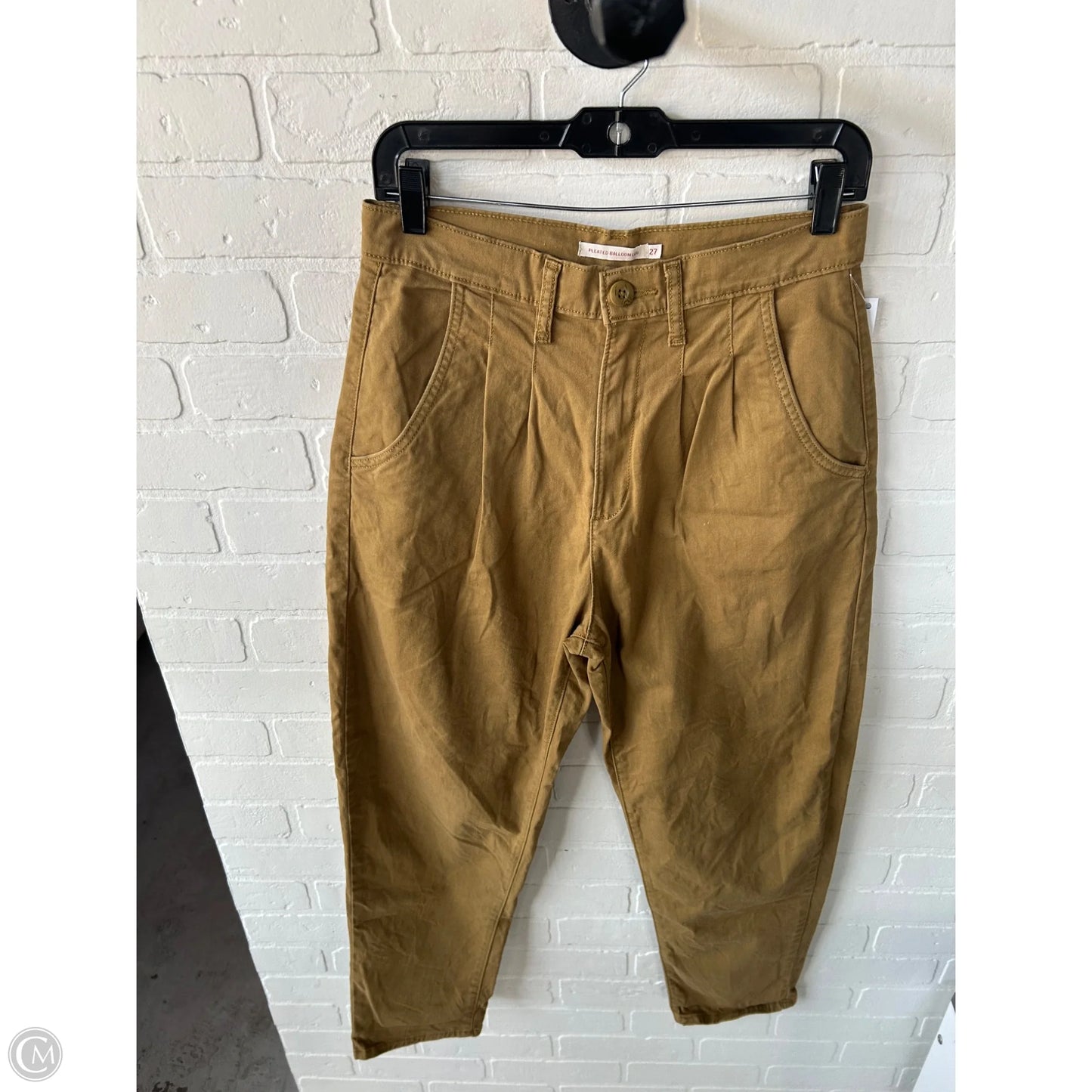 Pants Wide Leg By Levis In Tan, Size: 4