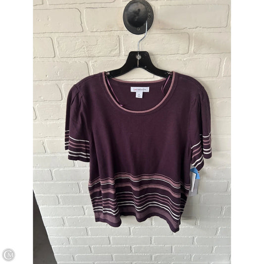 Cardigan By Liz Claiborne In Grey, Size: M