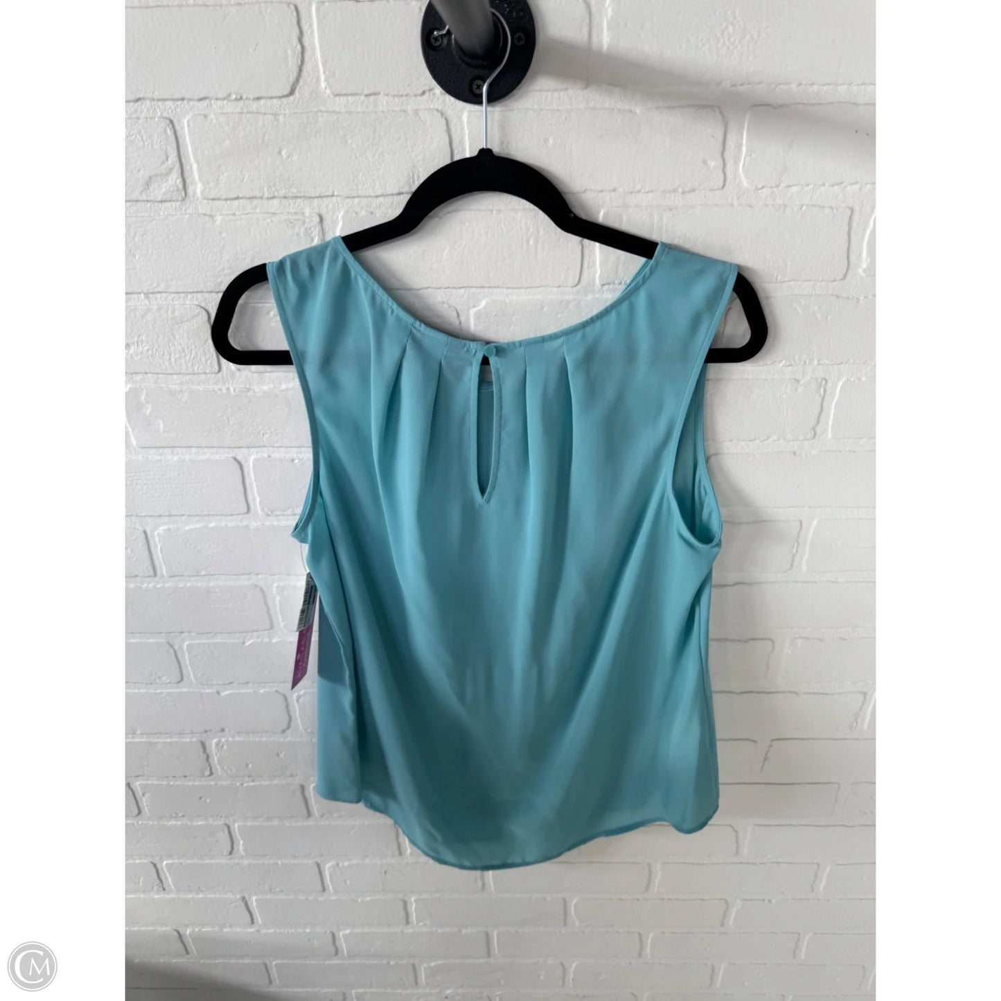 Top Sleeveless Basic By Worthington In Blue, Size: L