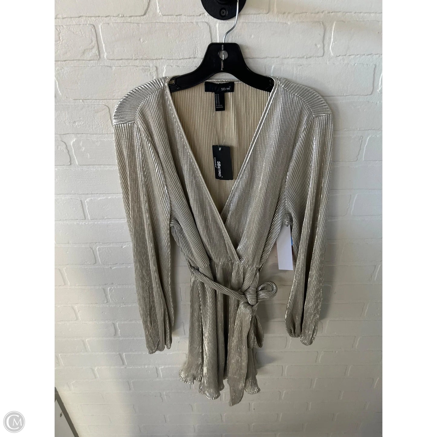 Dress Party Short By Suzanne Betro In Gold, Size: Xl