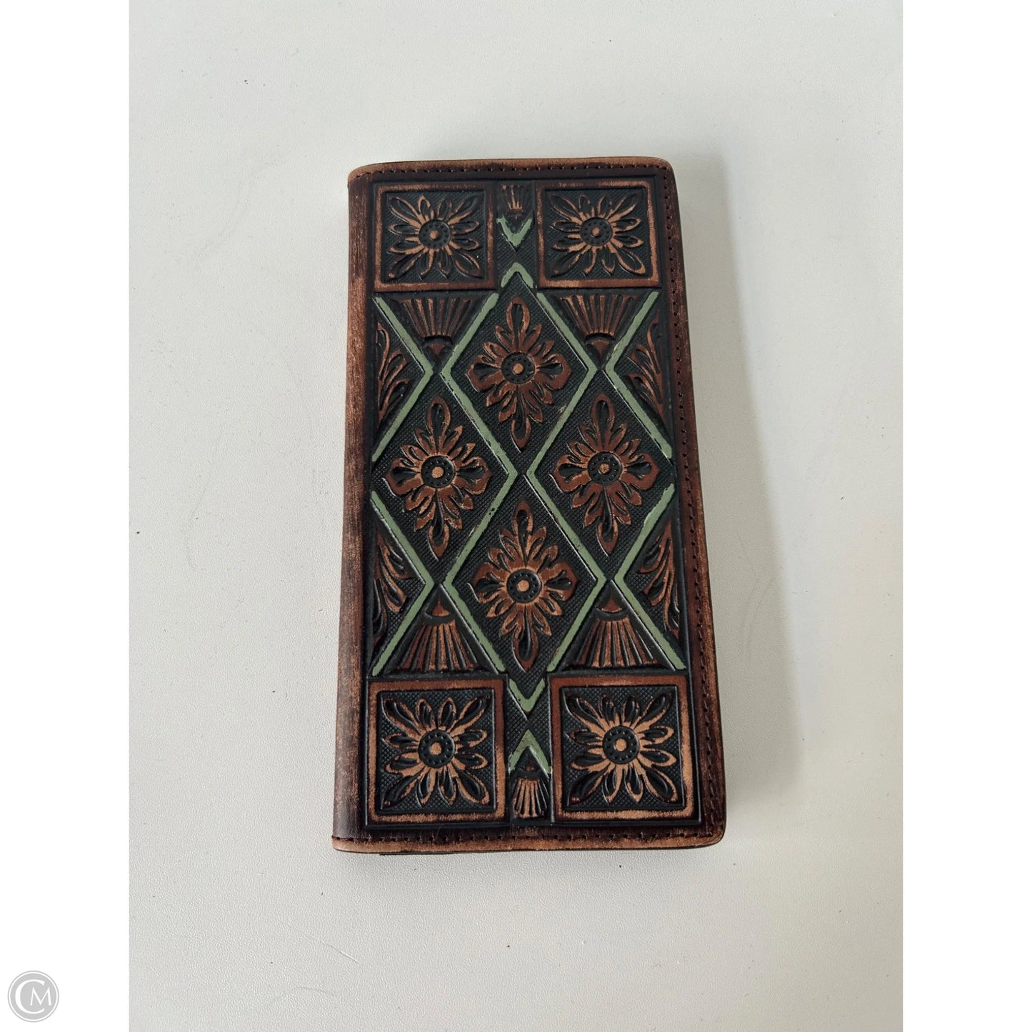 Wallet Leather By Clothes Mentor, Size: Large