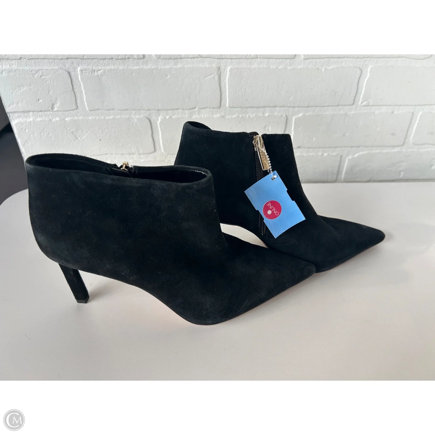 Boots Ankle Heels By Vince Camuto In Black, Size: 8.5