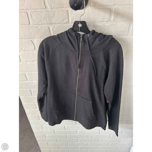Sweatshirt Hoodie By Lucy In Black, Size: L