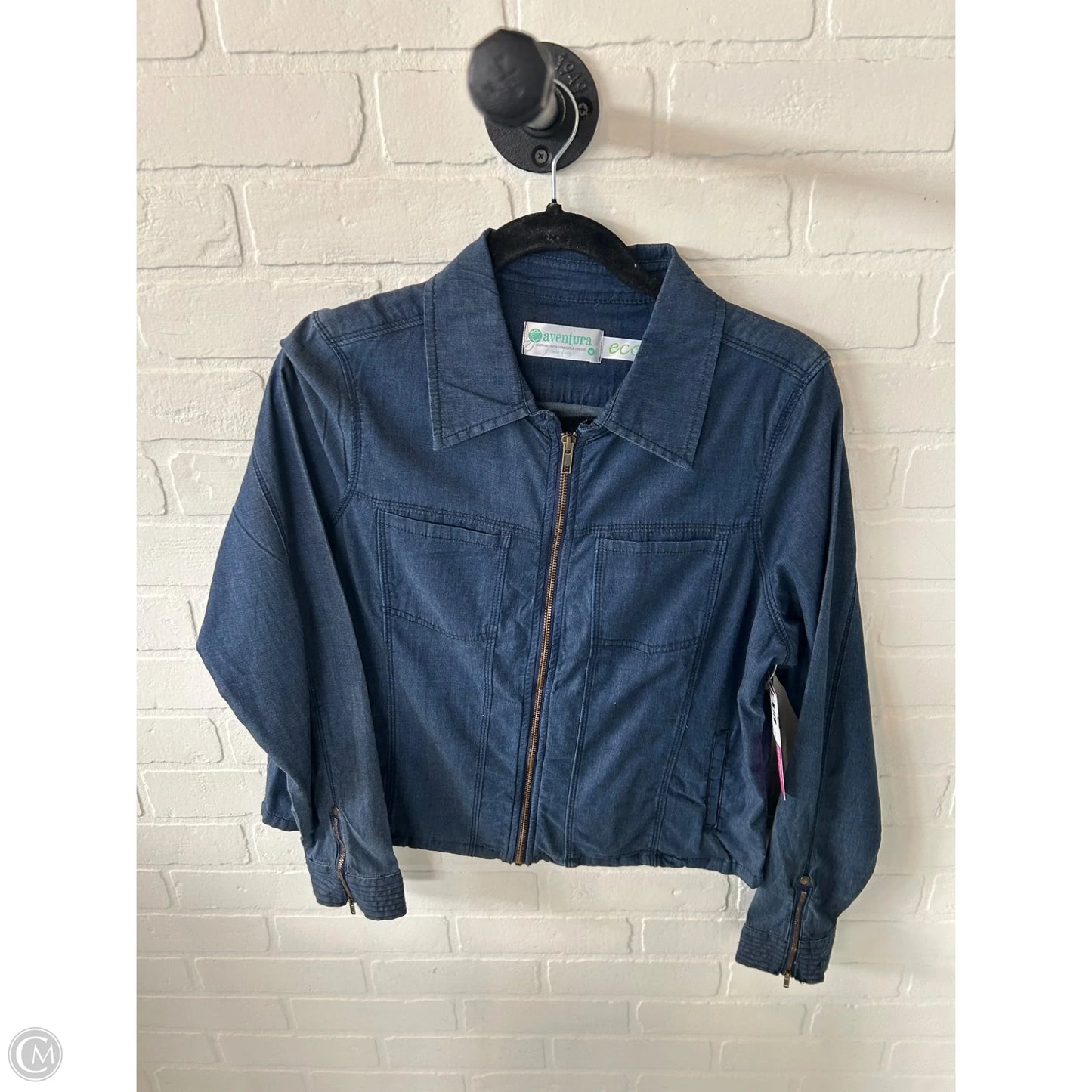 Jacket Other By Aventura In Blue Denim, Size: M