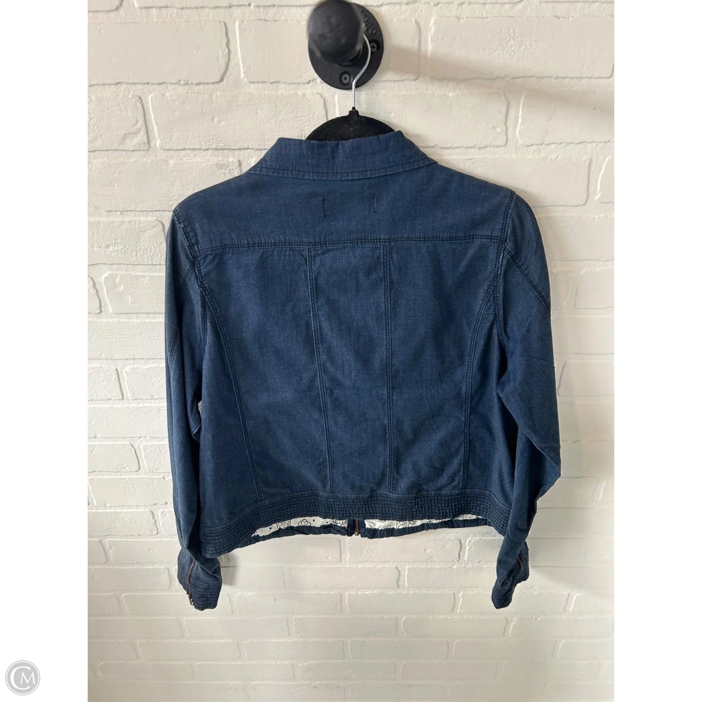 Jacket Other By Aventura In Blue Denim, Size: M