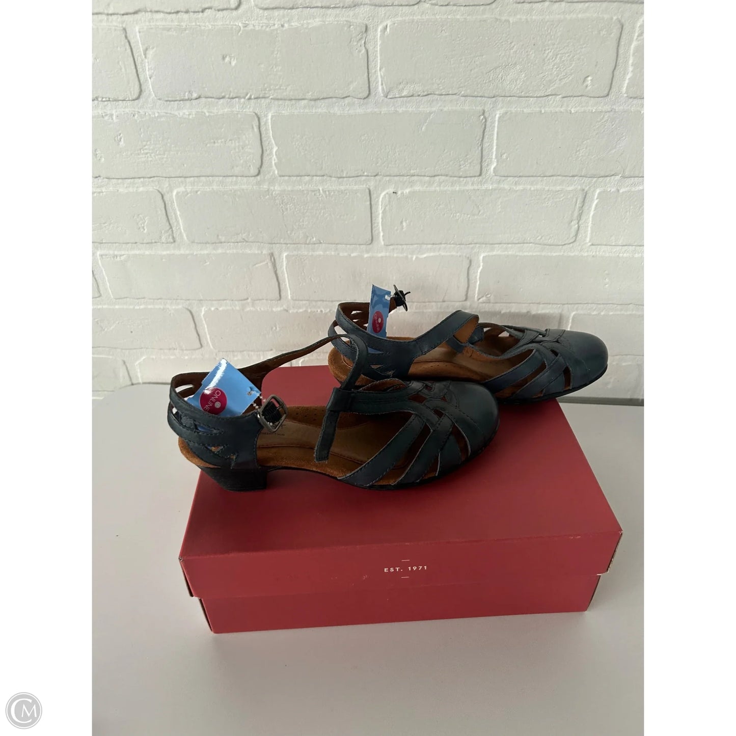 Shoes Heels Block By Rockport In Blue, Size: 7.5