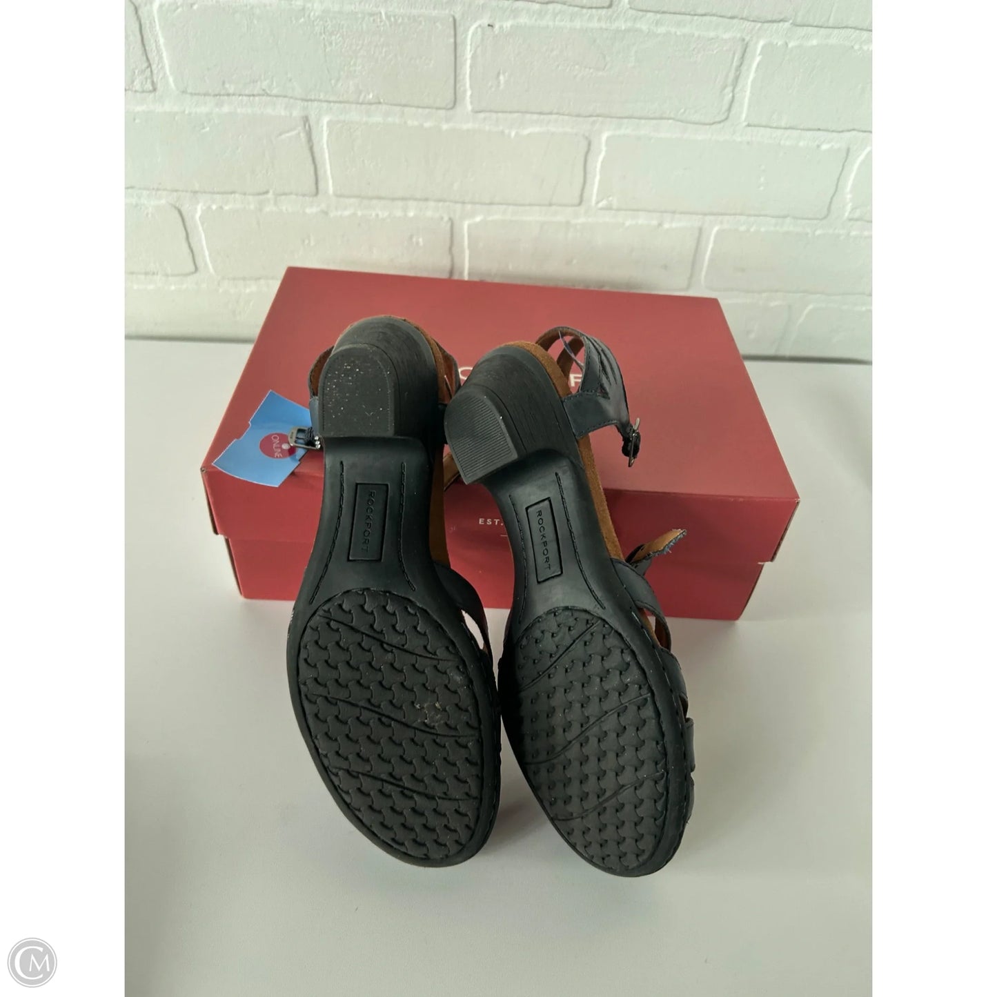 Shoes Heels Block By Rockport In Blue, Size: 7.5