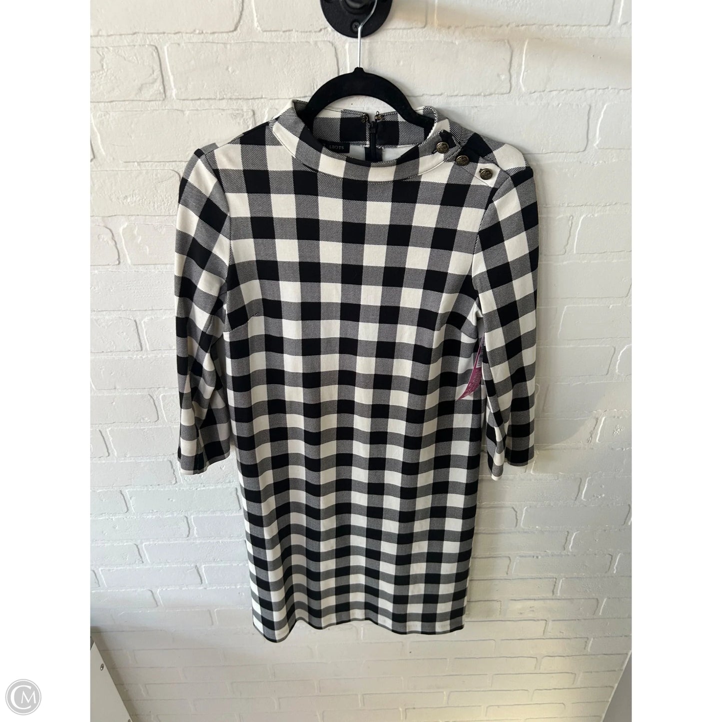 Dress Casual Short By Talbots In Black & White, Size: S