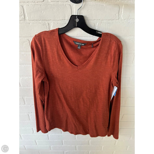 Top Long Sleeve Basic By Toad & Co In Orange, Size: M