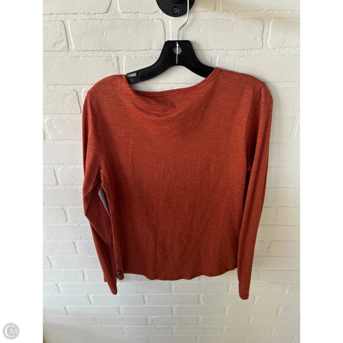 Top Long Sleeve Basic By Toad & Co In Orange, Size: M