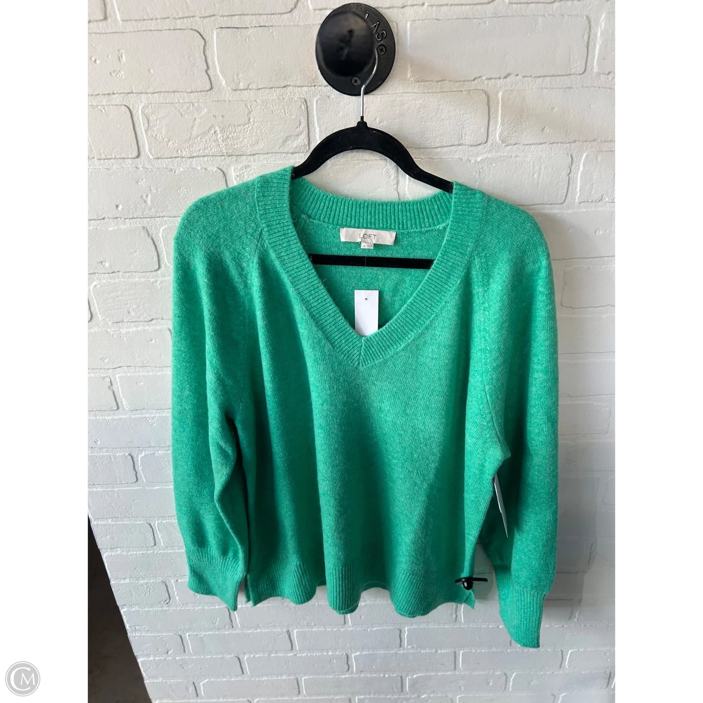 Sweater By Loft In Green, Size: Xl
