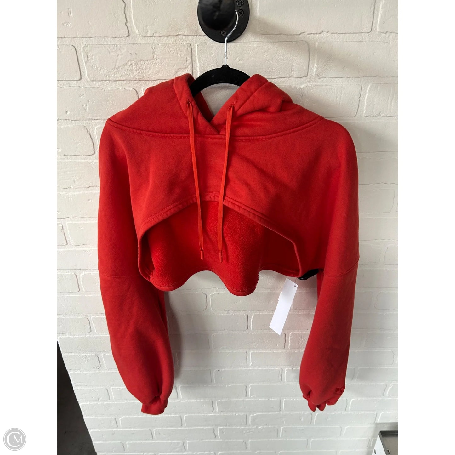 Sweatshirt Hoodie By Cmb In Orange, Size: S