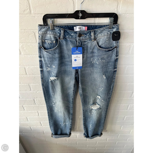 Jeans Boyfriend By Cabi In Blue Denim, Size: 2
