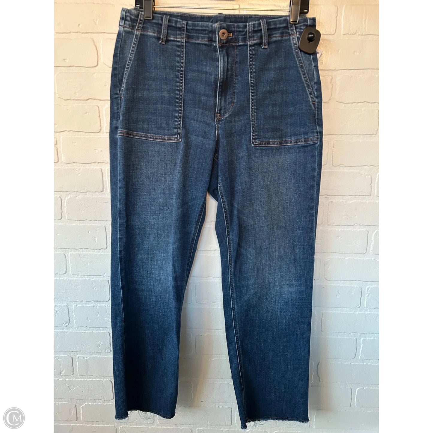 Jeans Straight By J. Jill In Blue Denim, Size: 10