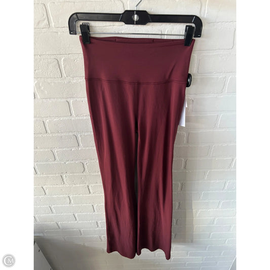 Athletic Pants By Lululemon In Red, Size: 4