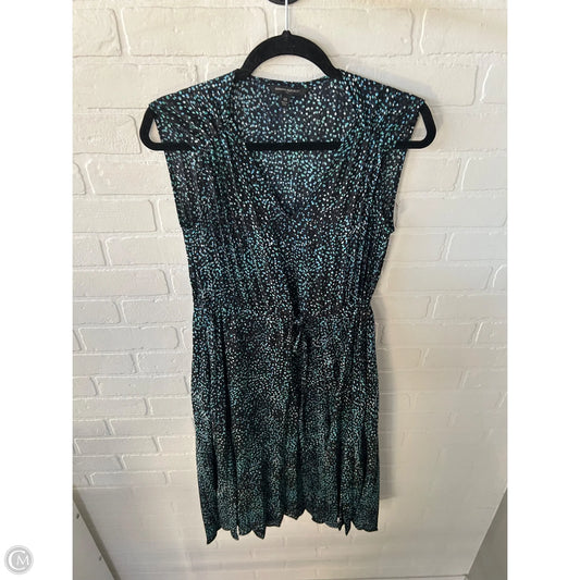 Dress Casual Midi By Banana Republic In Black & Blue, Size: Xs