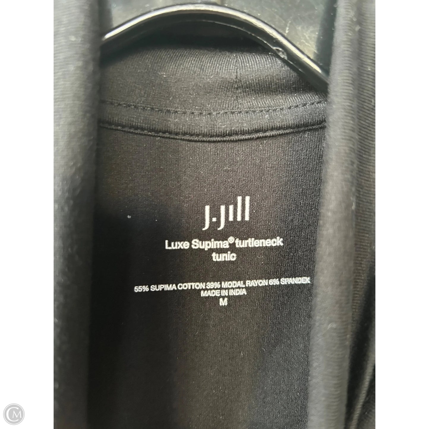 Tunic Long Sleeve By J. Jill In Black, Size: M