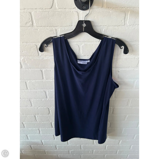 Top Sleeveless Basic By Attitude In Blue, Size: L