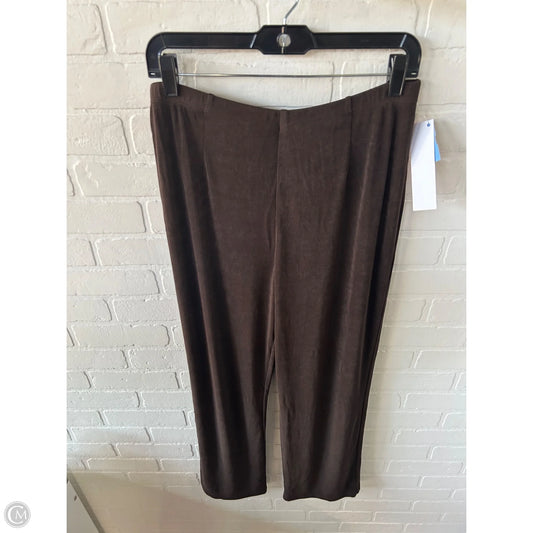 Pants Wide Leg By Chicos In Brown, Size: 12