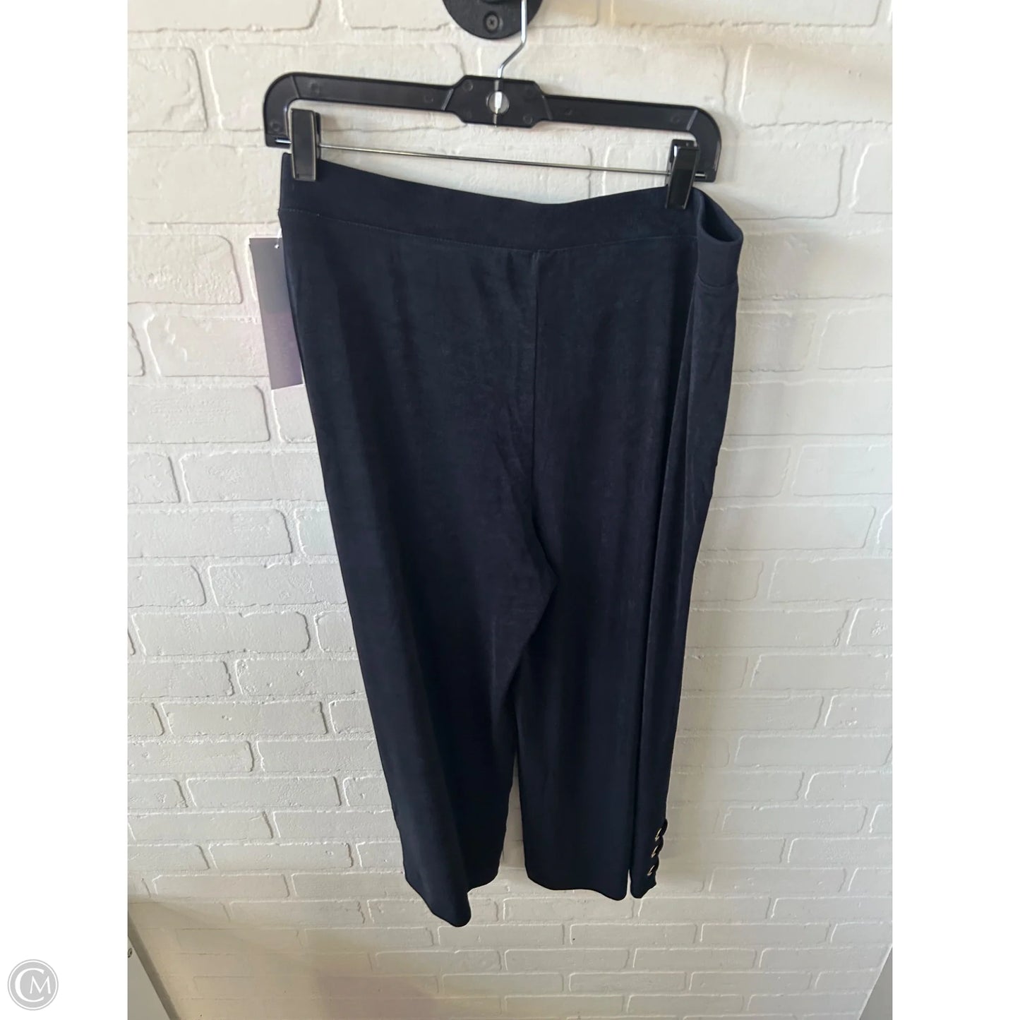 Pants Wide Leg By Chicos In Blue & Gold, Size: 12