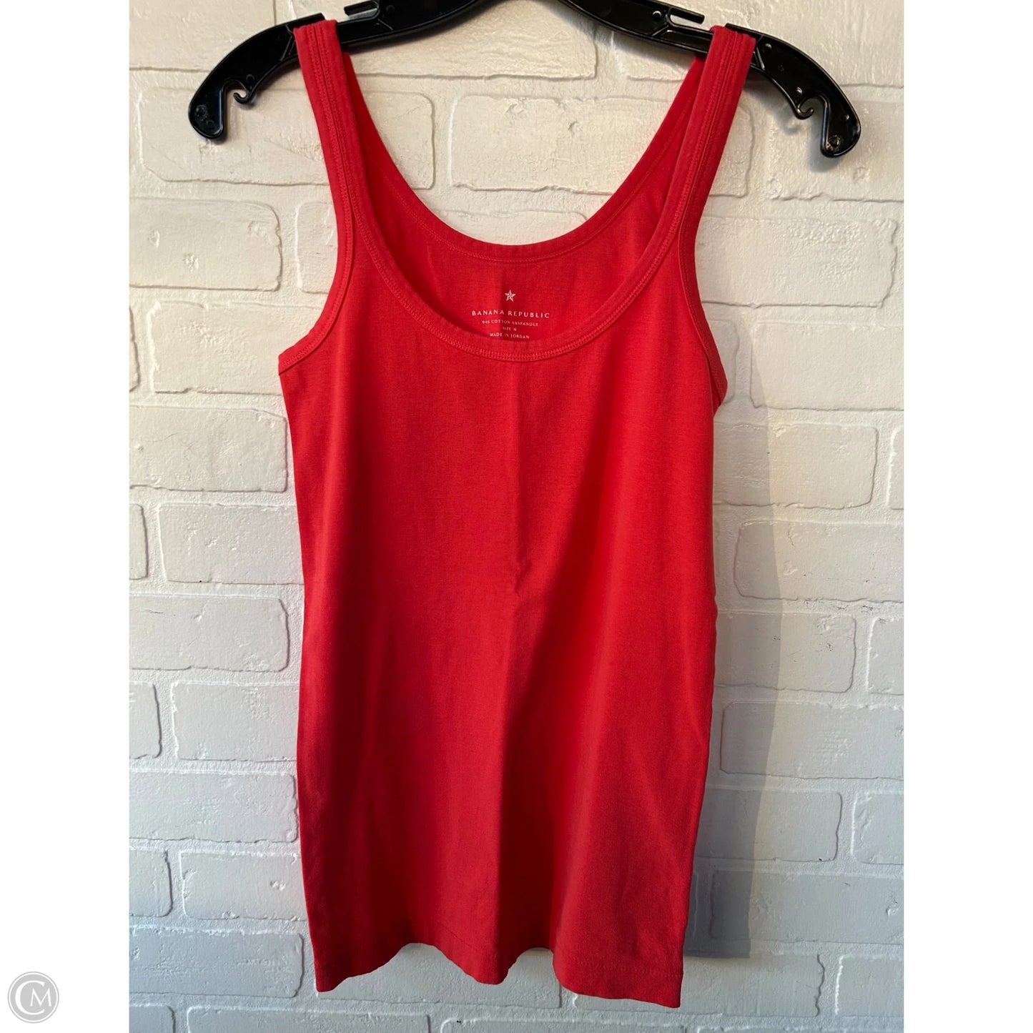 Top Sleeveless Basic By Banana Republic In Orange, Size: M