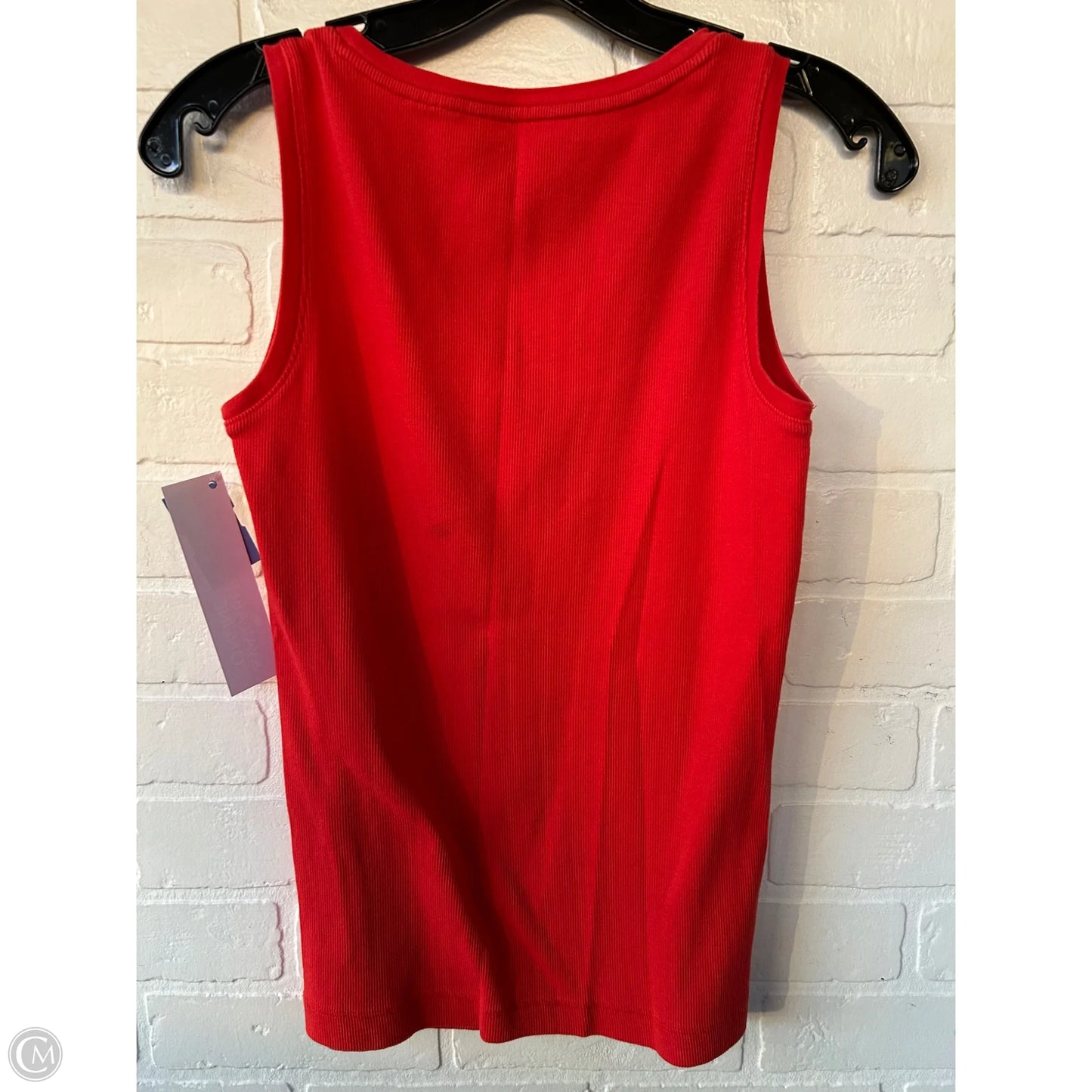 Top Sleeveless Basic By Chicos In Orange, Size: S
