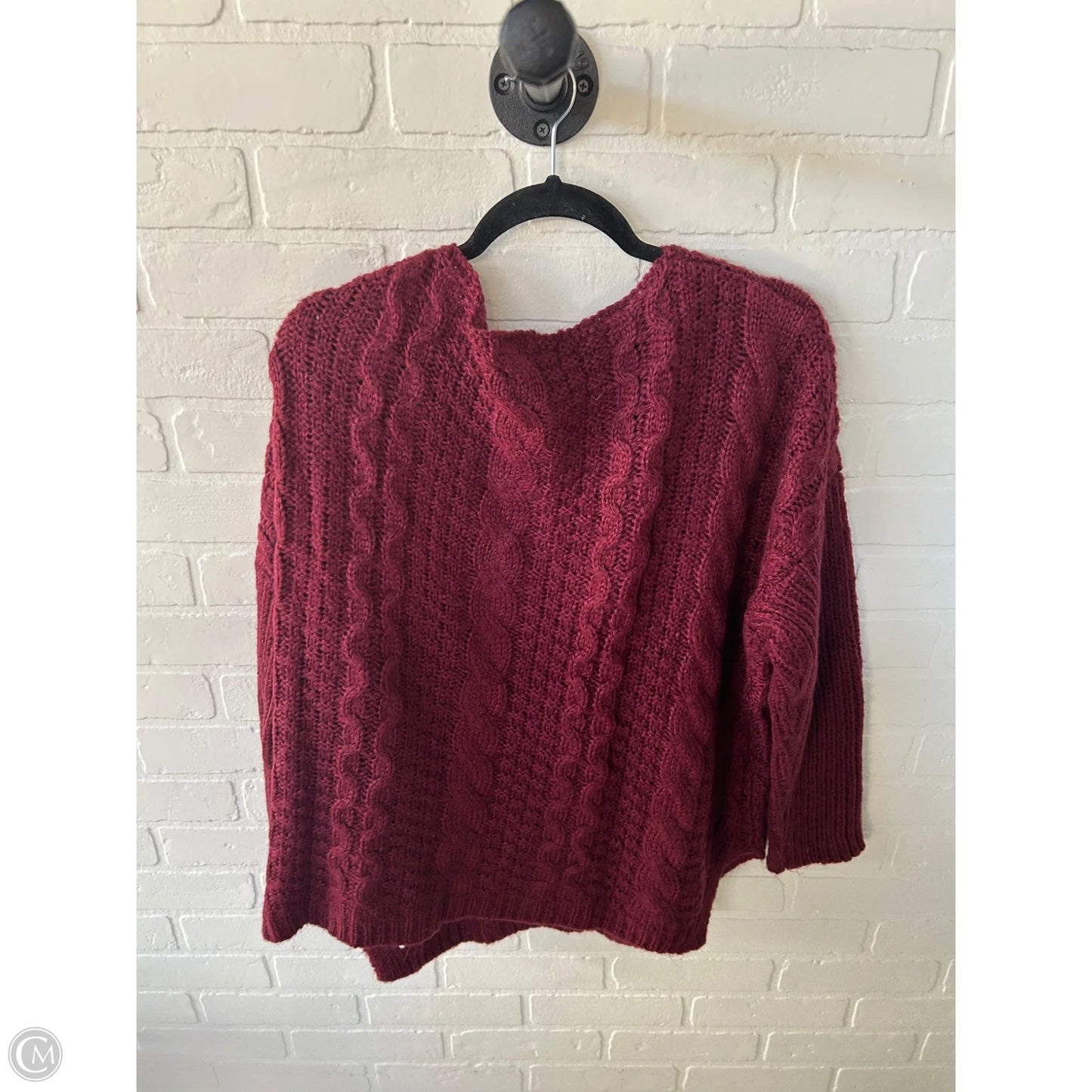 Sweater By Pink Lily In Red, Size: Xl