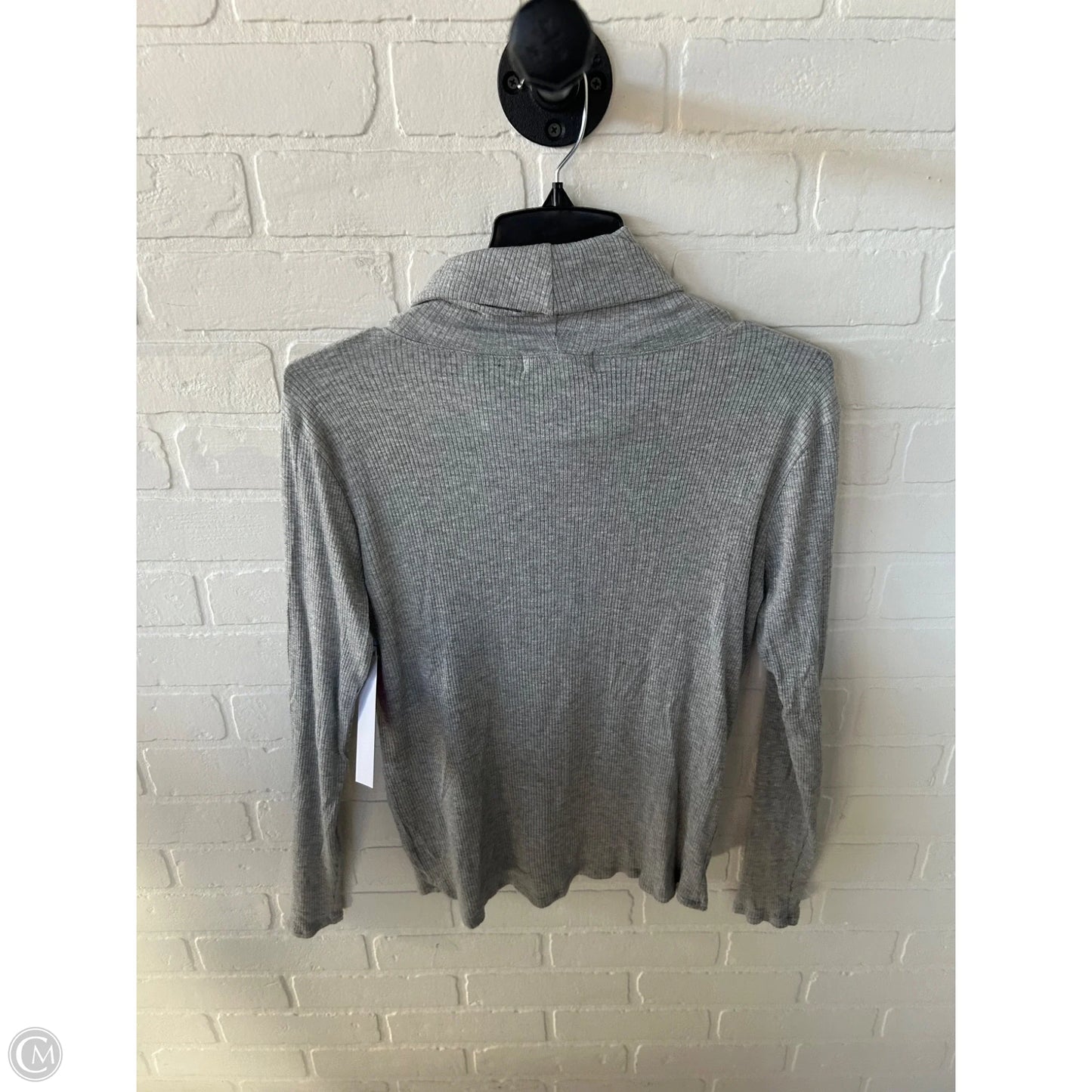 Top Long Sleeve Basic By Treasure And Bond In Grey, Size: S