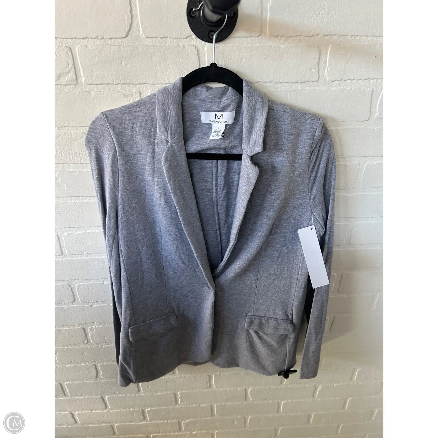 Blazer By Magaschoni In Grey, Size: L