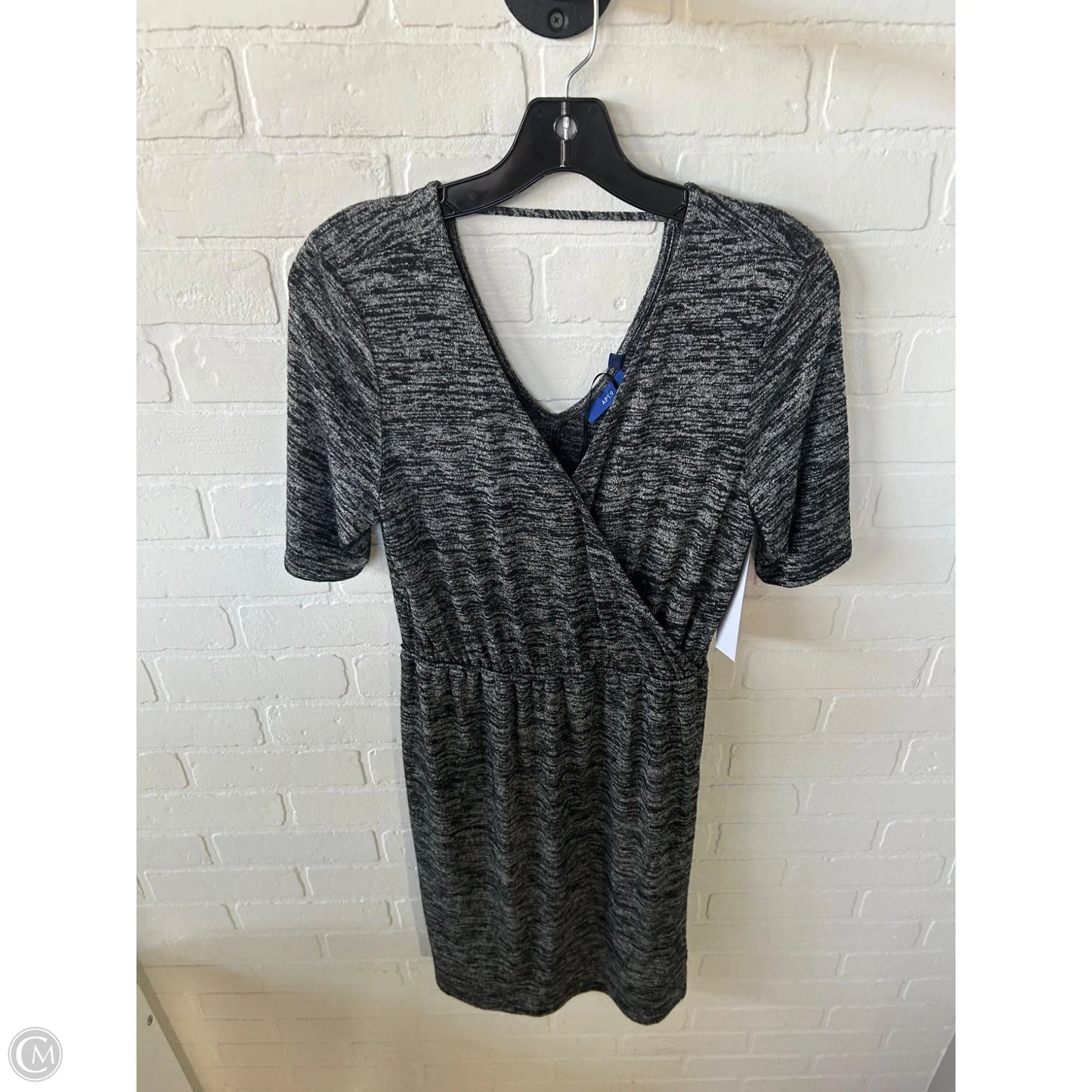 Dress Casual Short By Apt 9 In Black & Grey, Size: S