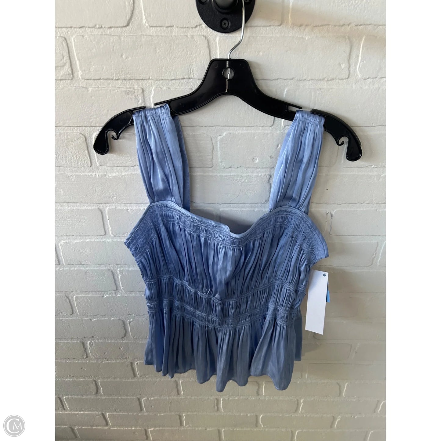 Top Sleeveless By H&m In Blue, Size: L