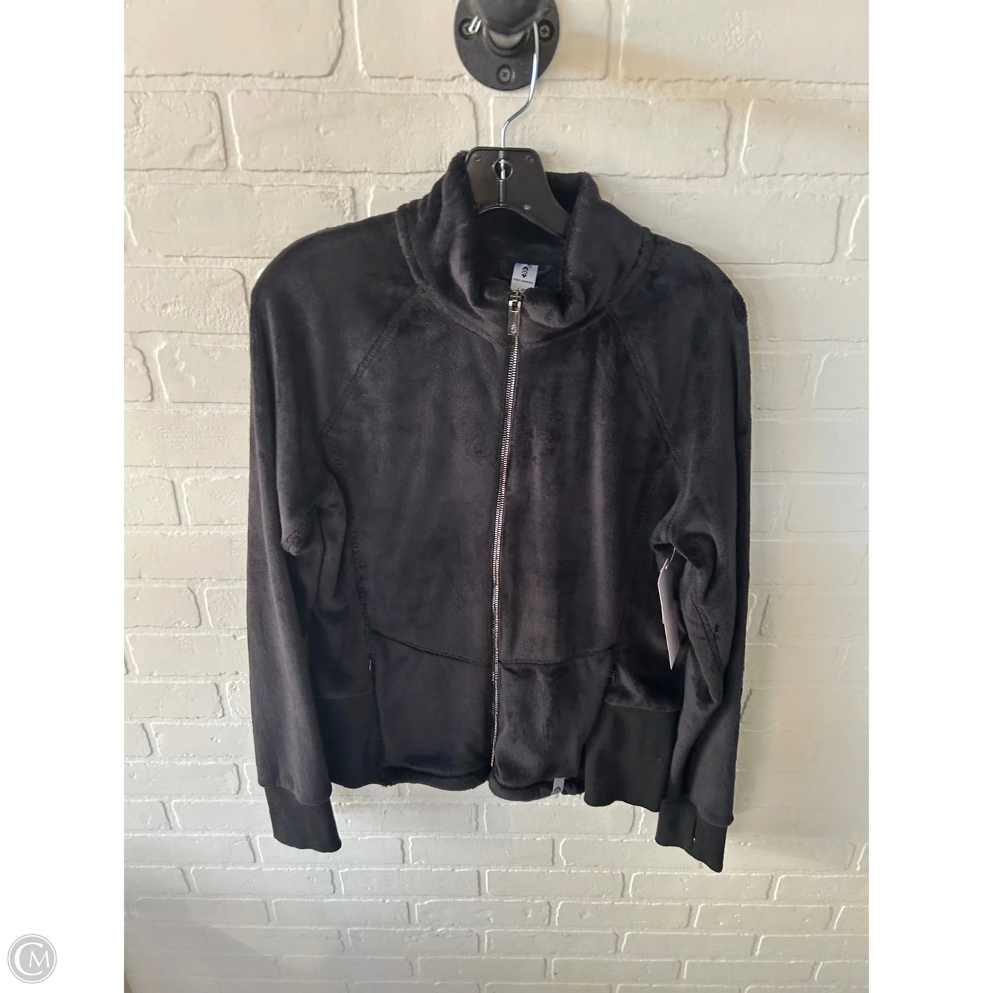 Jacket Fleece By Free Country In Black, Size: L