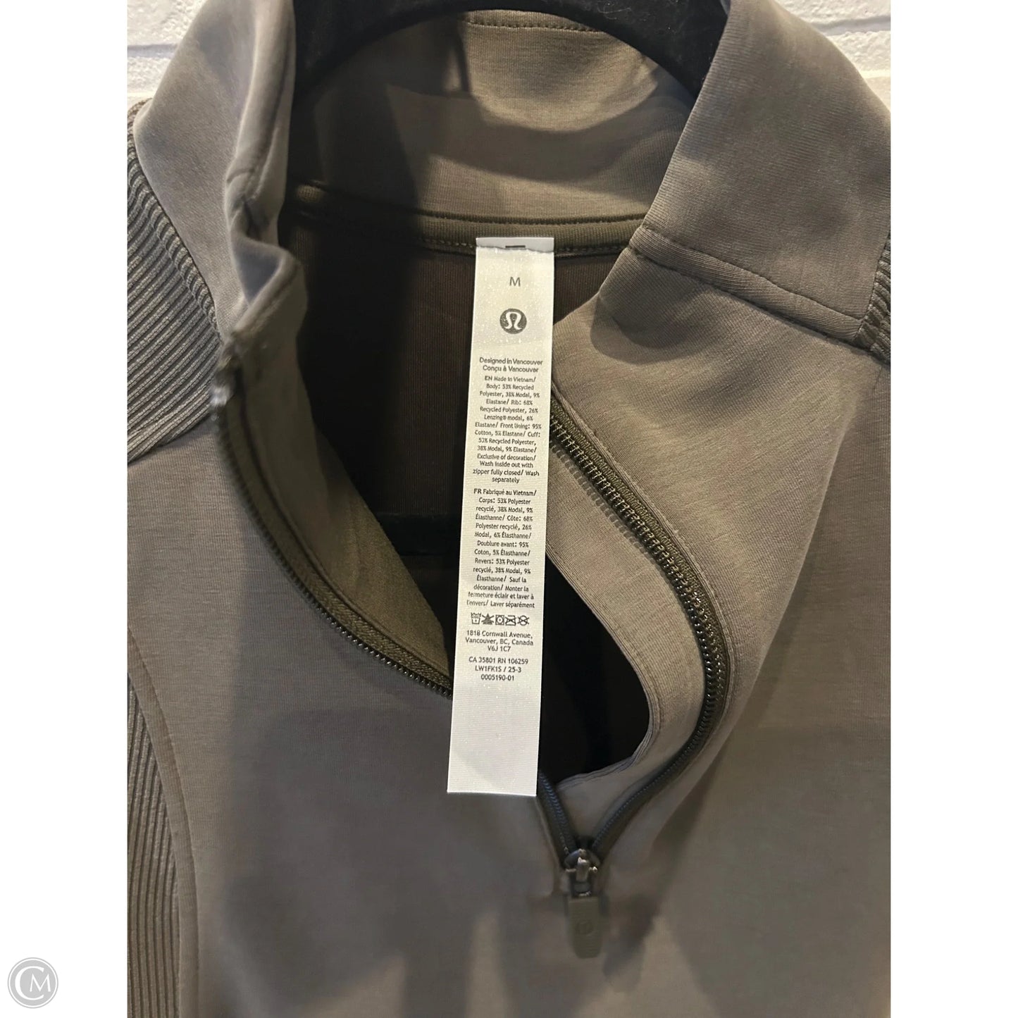 Athletic Dress By Lululemon In Green, Size: M