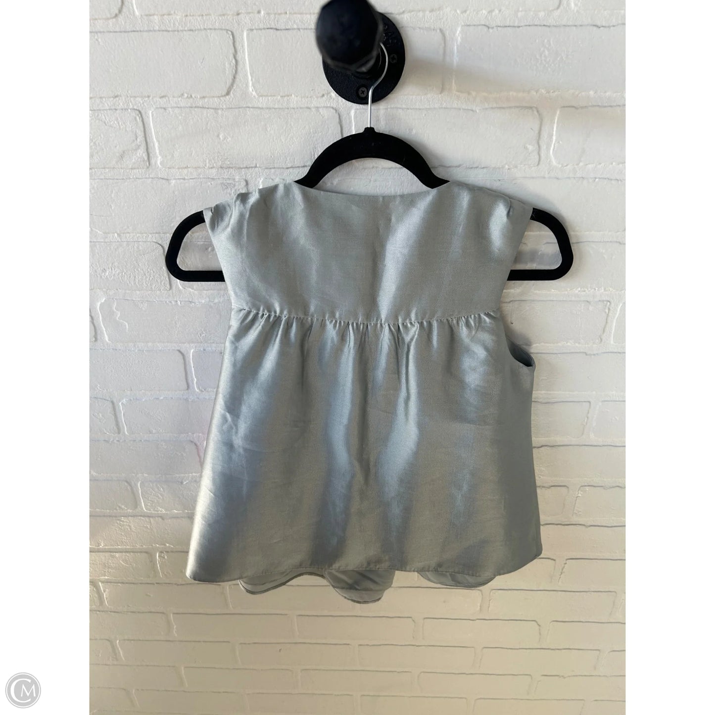 Top Sleeveless By Mare Mare In Grey, Size: Xxs