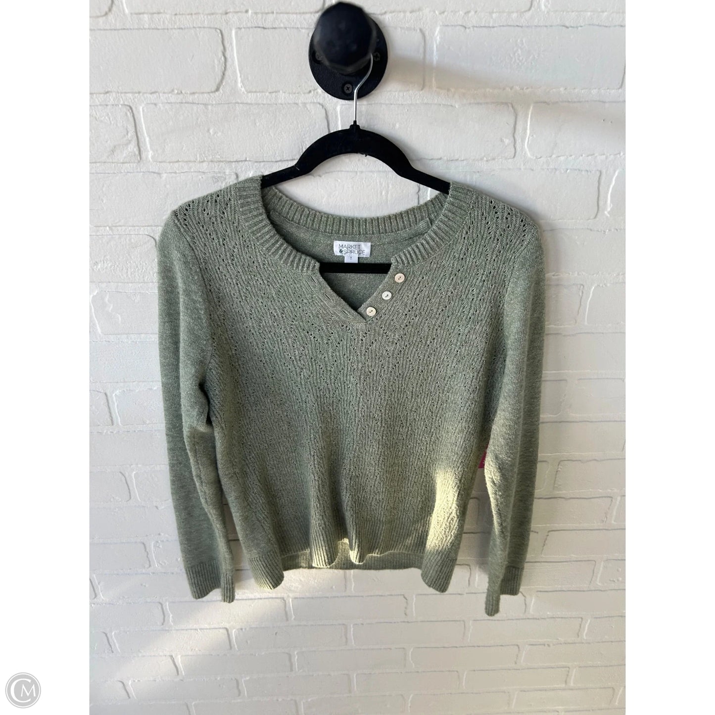 Sweater By Market & Spruce In Green, Size: S