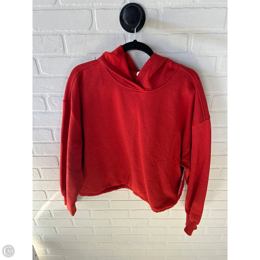 Athletic Sweatshirt Hoodie By Zella In Orange, Size: Xl