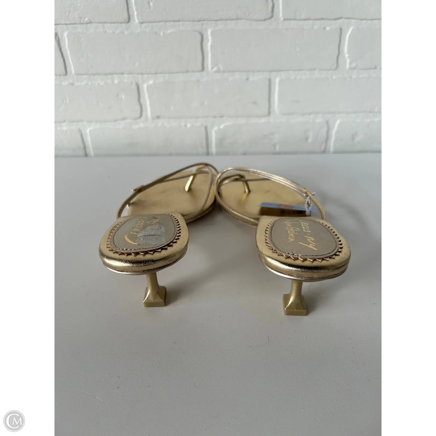 Sandals Heels Kitten By Circus By Sam Edelman In Gold, Size: 8.5