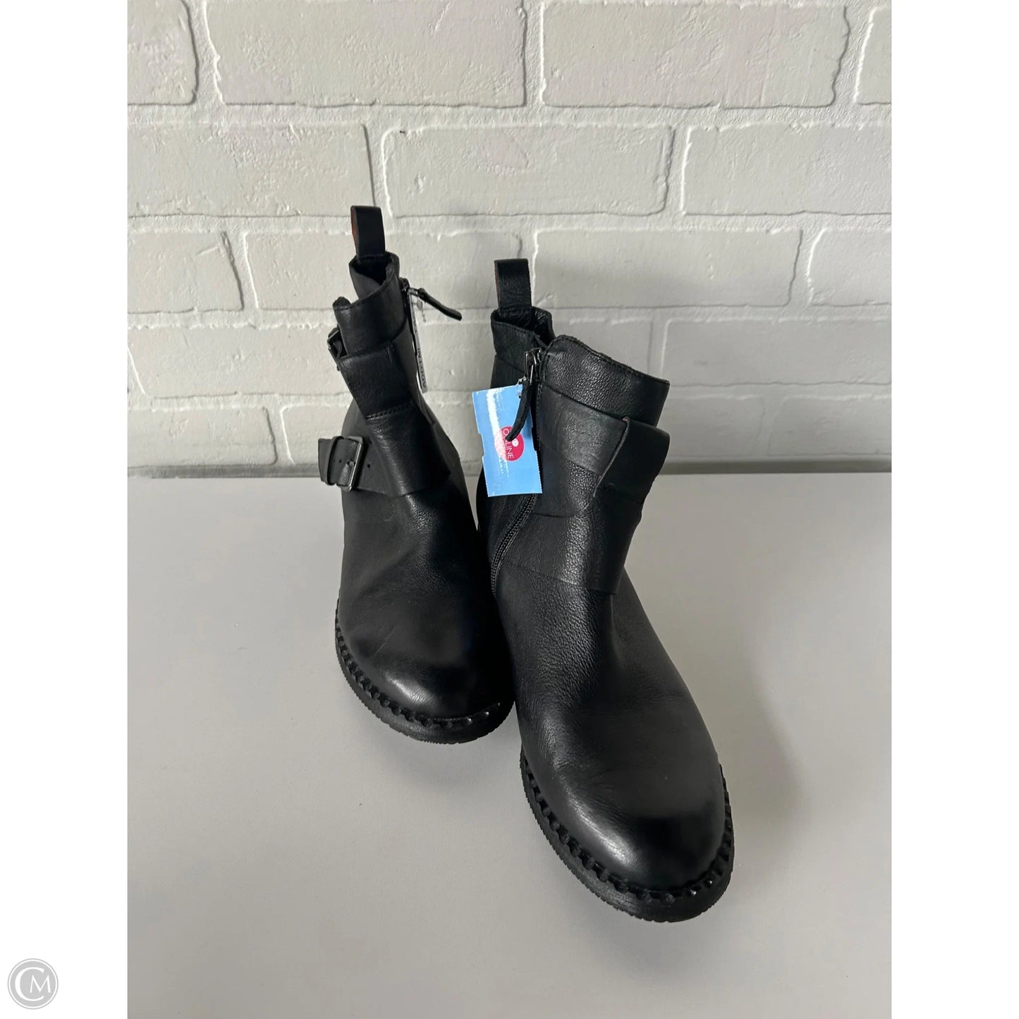 Boots Ankle Flats By Gentle Souls In Black, Size: 9