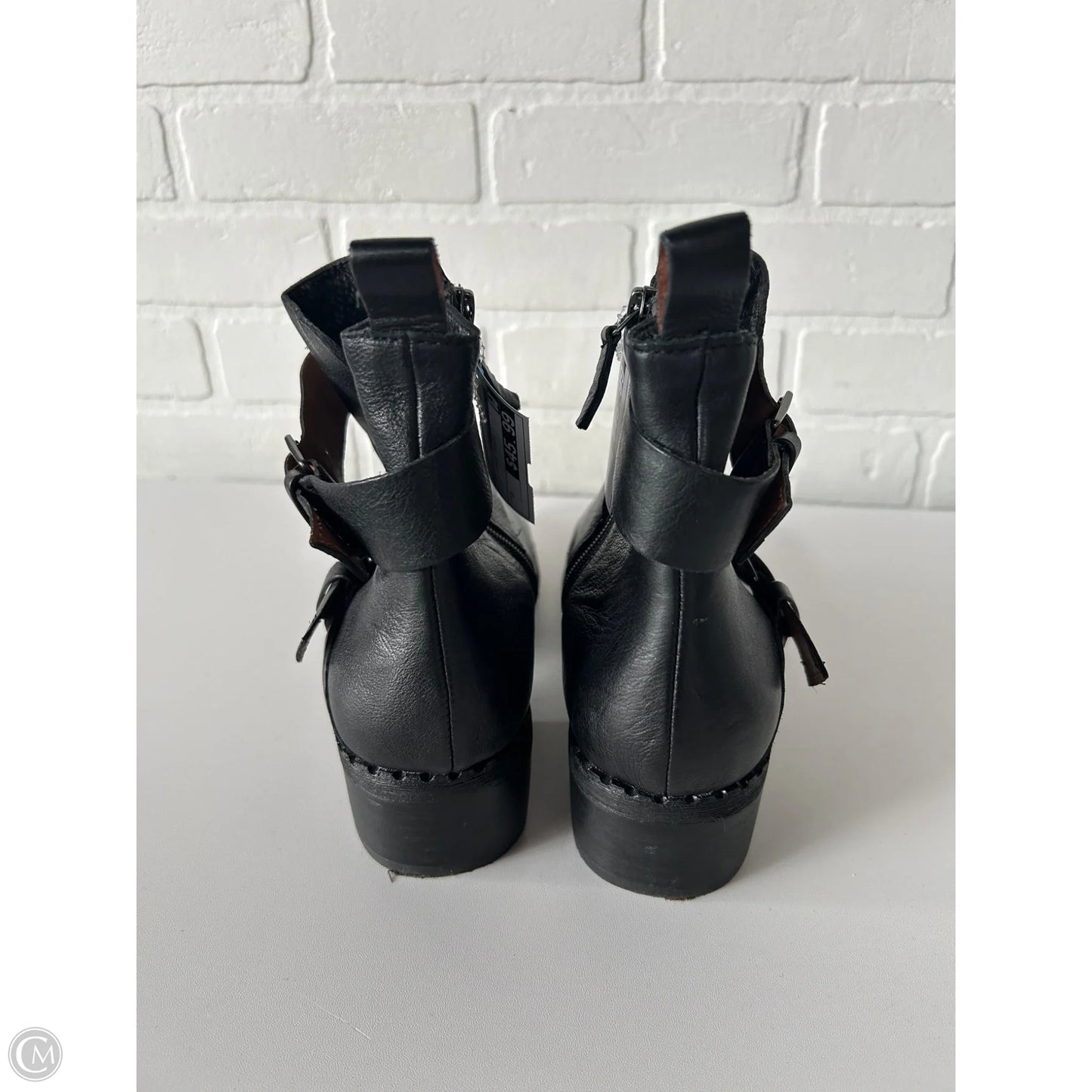 Boots Ankle Flats By Gentle Souls In Black, Size: 9