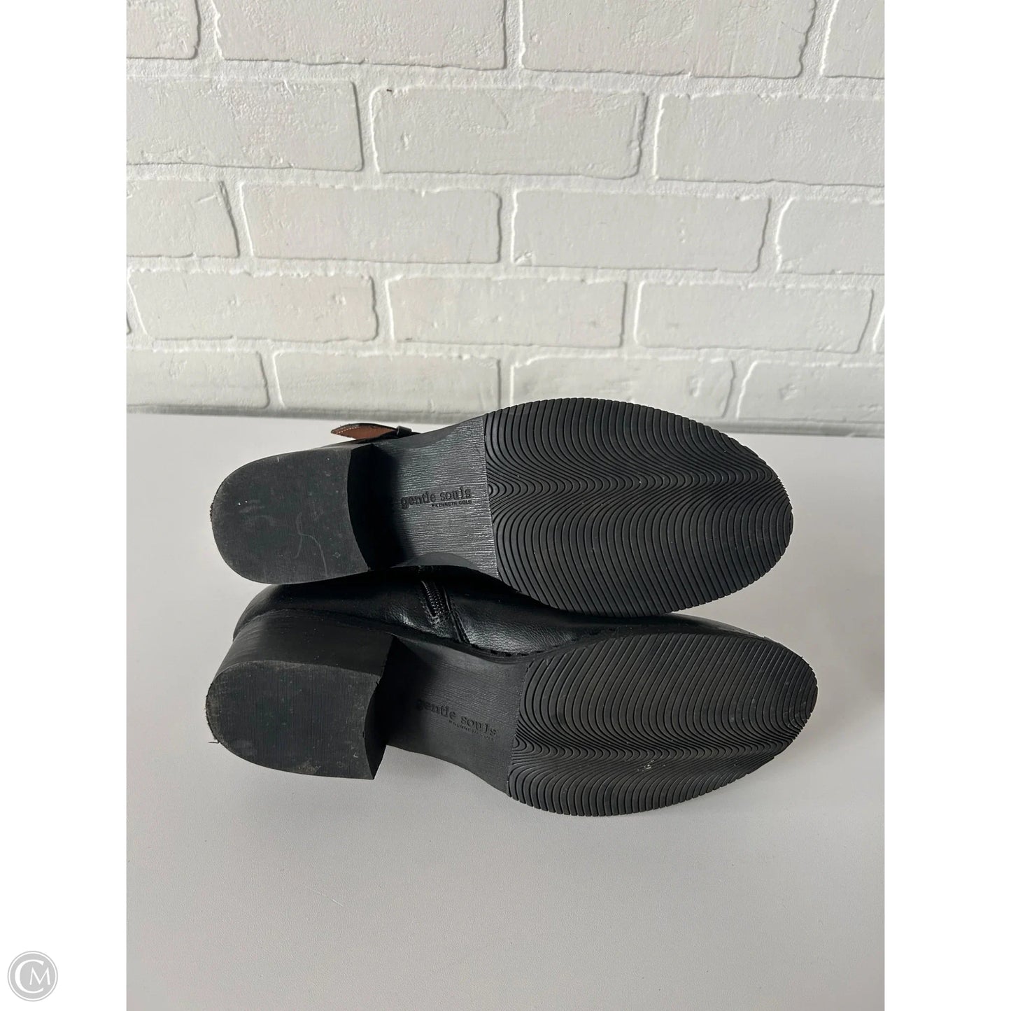 Boots Ankle Flats By Gentle Souls In Black, Size: 9