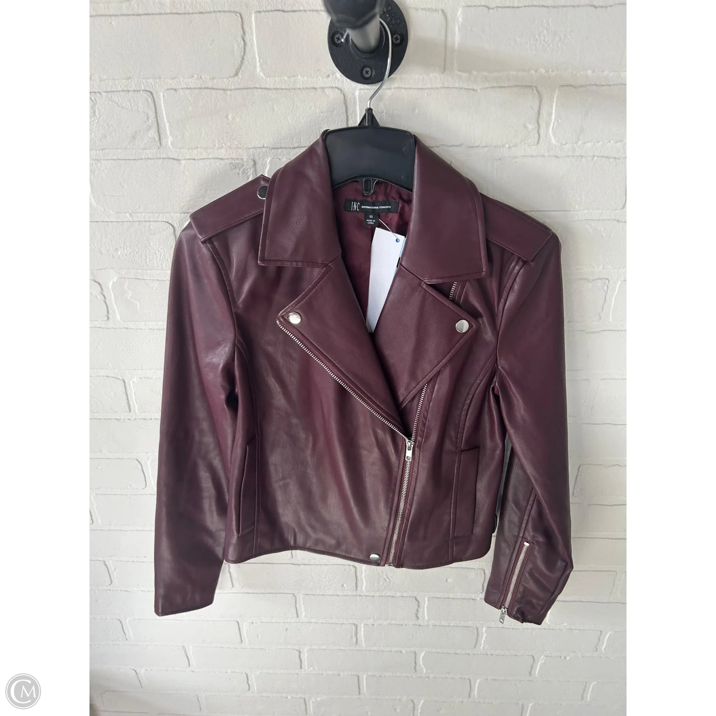 Jacket Moto By Inc In Red, Size: Xs