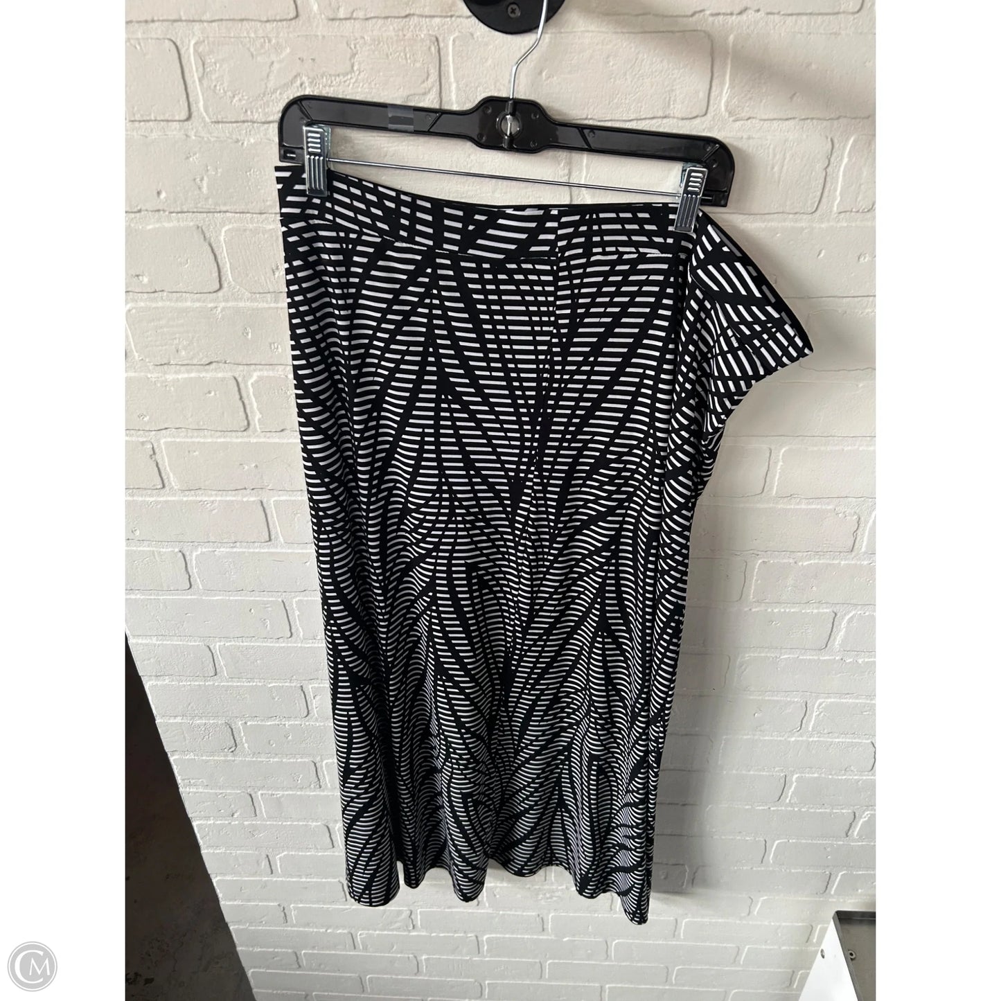 Skirt Maxi By Jones Studio In Black & White, Size: 16